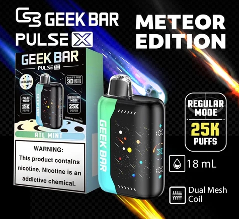 Geek Bar Pulse X 25K Puffs Meteor Edition - ATL Munt: De Toekomst van Vapen is Hier